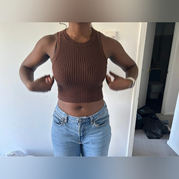 H&M brown tops - Picture 3 of 3